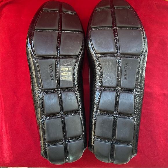 NWOT!!Authentic Prada Patent Leather Drivers - Picture 9 of 11